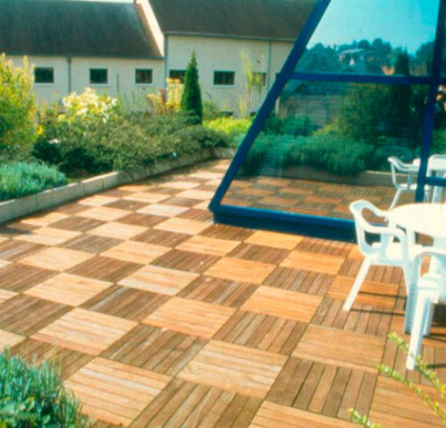 Grigliato in legno - FP BOIS - per pavimento esterno