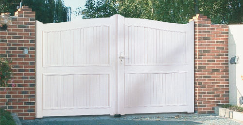 Cancello battente - VELLANO - FPEE - in PVC / a pannello / per uso residenziale