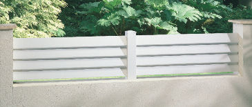Recinzione a sbarre - AVEZZO - FPEE - residenziale / in PVC
