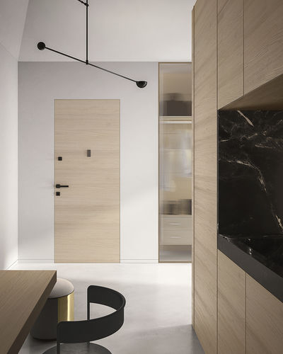 Porta da interno - FILOMURO ROVERE ICE - GAROFOLI - in legno / battente / scorrevole