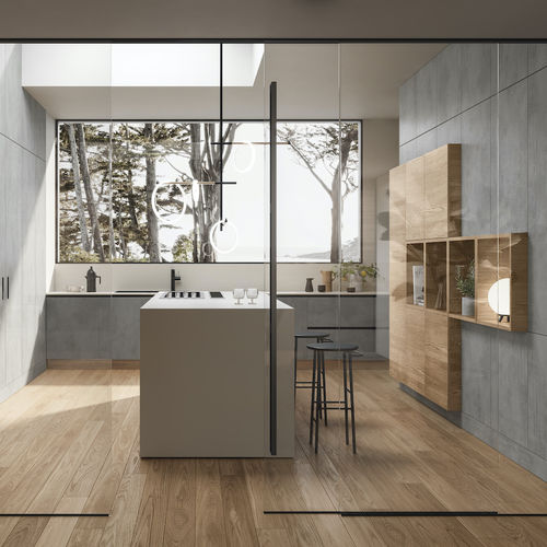 Cucina contemporanea - CUCINA 3 - GAROFOLI - in legno / con isola / modulare