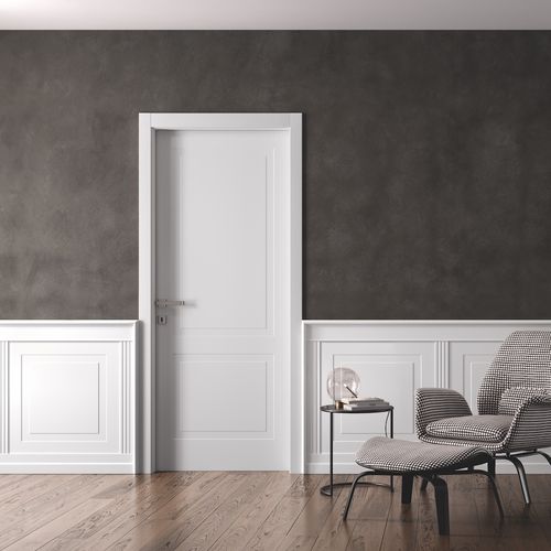 Porta da interno - MIRAQUADRA - GAROFOLI - in rovere / battente / contemporanea