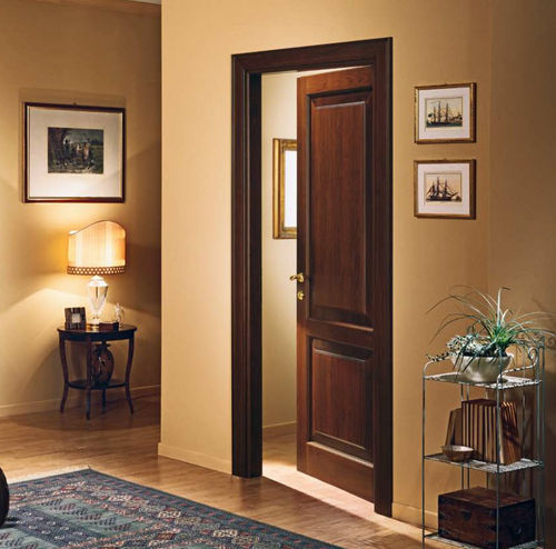 Porta da interno - 2В - GAROFOLI - in legno massiccio / battente / senza vetri