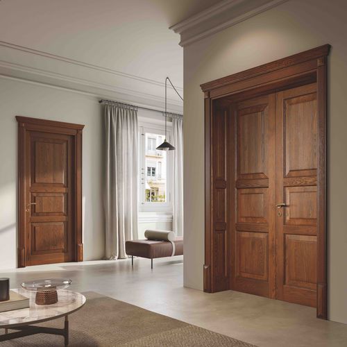 Porta da interno - 110eLode 3B Antique Chestnut Oak - GAROFOLI - in legno / battente / classica