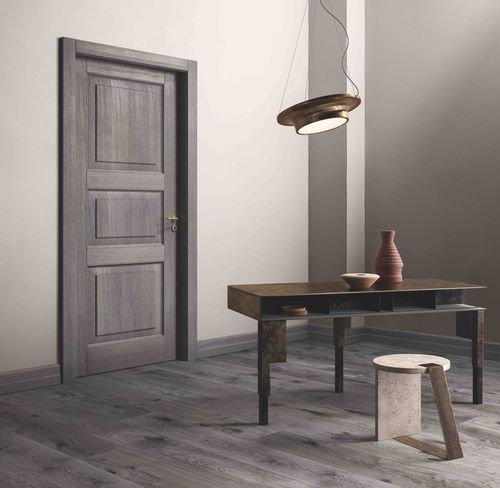 Porta da interno - 110eLode 3B Stone Oak - GAROFOLI - in legno massiccio / battente / classica