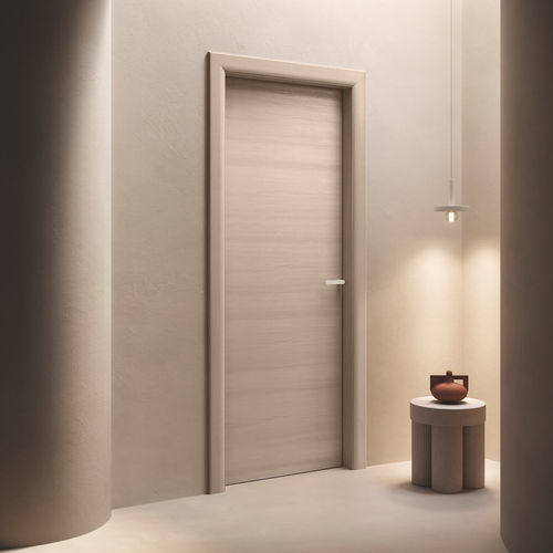 Porta da interno - Zeronda 1L - GAROFOLI - in legno massiccio / battente / contemporanea