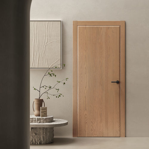 Porta da interno - ZERONDA - GAROFOLI - in legno massiccio / battente / contemporanea