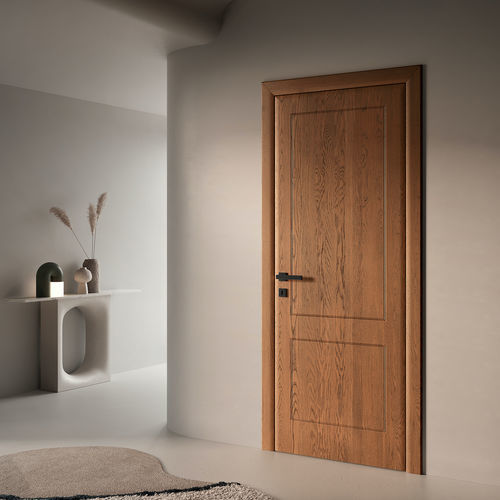 Porta da interno - BIONDA 2B  - GAROFOLI - in legno massiccio / battente / contemporanea
