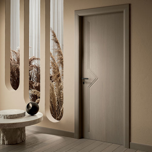 Porta da interno - DIBLA - GAROFOLI - in legno massiccio / battente / contemporanea