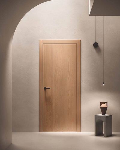 Porta da interno - ZERONDA - GAROFOLI - in legno massiccio / battente / contemporanea
