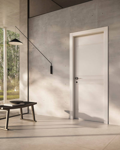 Porta da interno - Nucola 4Q2F - GAROFOLI - in legno / battente / contemporanea