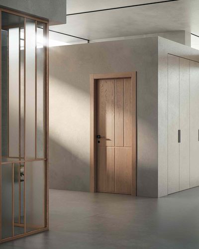 Porta da interno - Noema 6Q - GAROFOLI - in legno / battente / contemporanea
