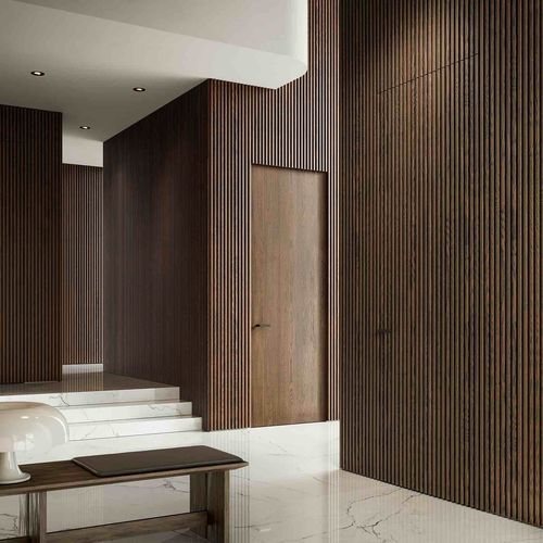 Porta da interno - Strips Wood - GAROFOLI - in legno / battente / contemporanea
