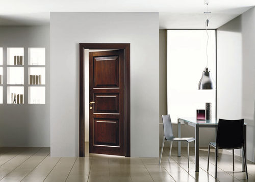 Porta da interno - 3B - GAROFOLI - in legno massiccio / battente / senza vetri