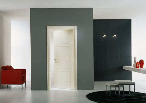 Porta da interno - PANGEA : NONNIA  - GAROFOLI - in legno massiccio / battente / senza vetri