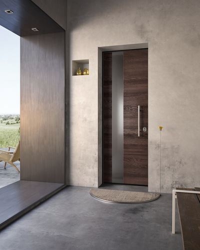 Porta d'ingresso - SOVRANA - GAROFOLI - in legno / battente / contemporanea