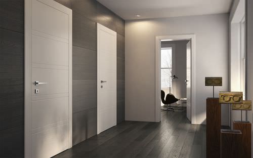 Porta da interno - Miraquadra: Mod. 8R - GAROFOLI - in legno / battente / senza vetri