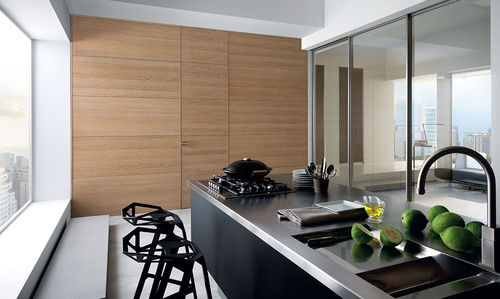 Porta da interno - Gdesigner: Mod. Opa boiserie - GAROFOLI - in legno / battente / senza vetri