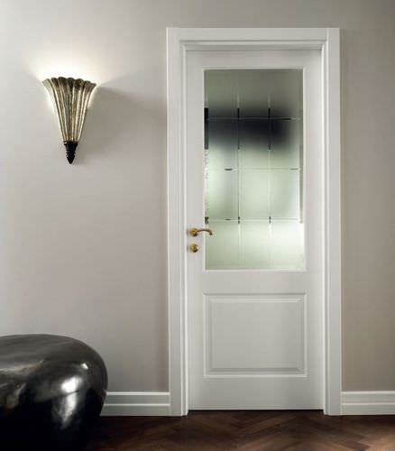 Porta da interno - Mirabilia: Mod. Afra - GAROFOLI - in legno / battente / semivetrata