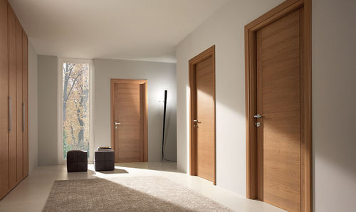Porta da interno - Pangea: Mod. Scivia_2 - GAROFOLI - in legno / battente / senza vetri