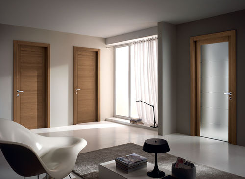 Porta da interno - Pangea: Mod. Sia - GAROFOLI - in legno / battente / vetrata