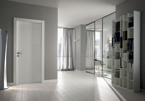 Porta da interno - Pangea: Mod. Filia bianco 2 - GAROFOLI - in legno / battente / senza vetri