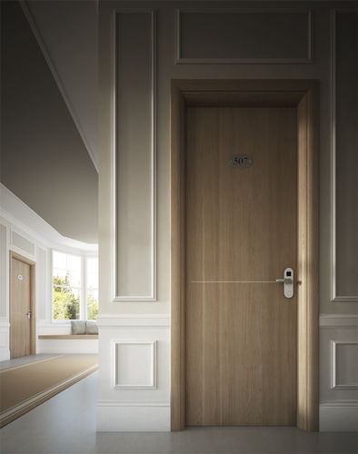 Porta da interno - REI 30 versione rovere sbiancato - GAROFOLI - in legno / battente / senza vetri