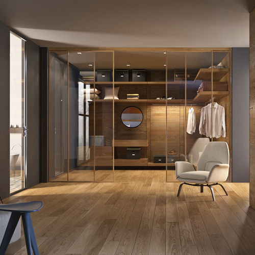 Cabina armadio contemporanea - GAROFOLI - in legno