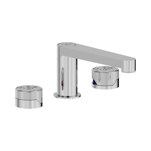 Miscelatore doppio comando per lavabo - ZOOM.5 - THG Paris - da appoggio / in metallo cromato / da bagno
