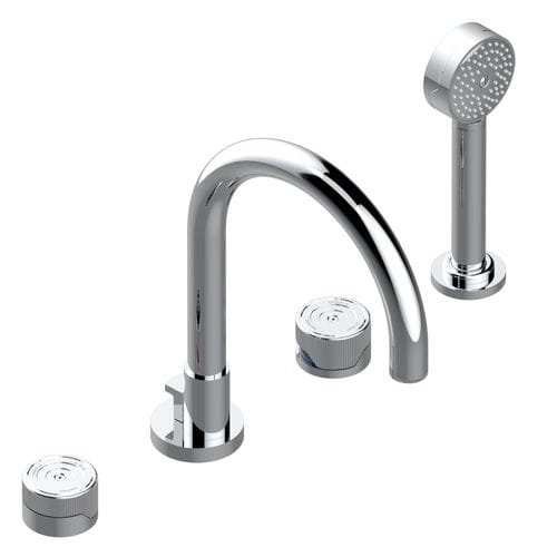 Miscelatore doppio comando per vasca - ZOOM.5 - THG Paris - da appoggio / in metallo cromato / da bagno