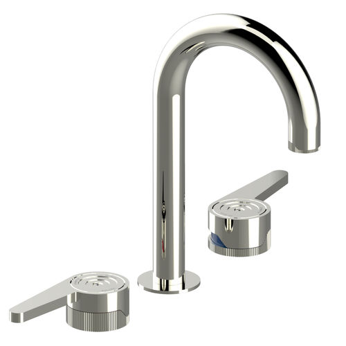 Miscelatore doppio comando per lavabo - ZOOM.12 - THG Paris - da appoggio / in metallo cromato / da bagno