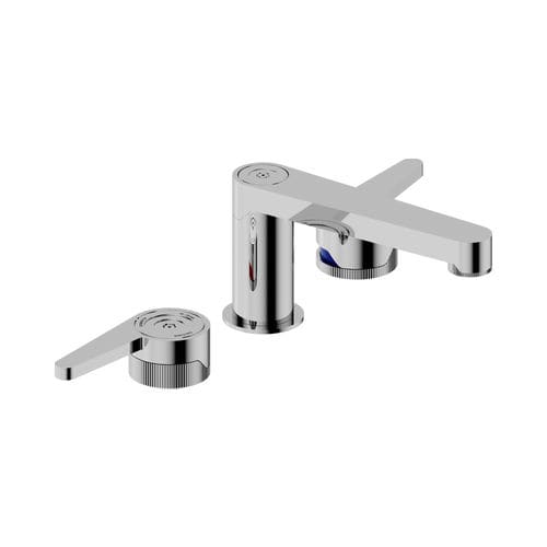 Miscelatore doppio comando per lavabo - ZOOM.12 - THG Paris - da appoggio / in metallo cromato / da bagno