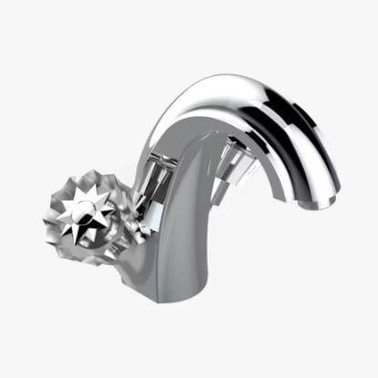 Miscelatore per lavabo - U6M-2155 - THG Paris - da appoggio / in metallo / in cristallo