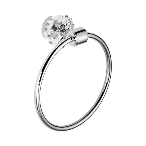 Portasalviette ad anello - U6M-504N - THG Paris - da parete / in metallo / in cristallo