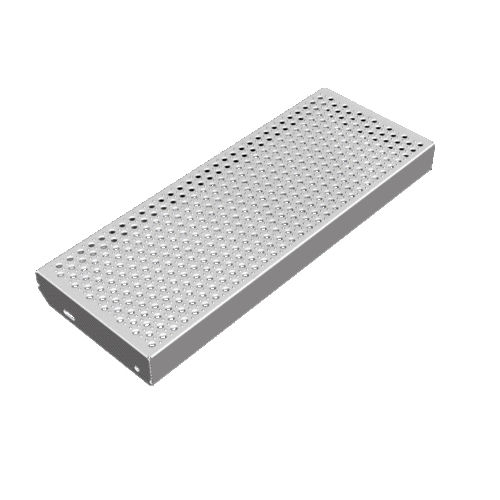 Gradino in acciaio galvanizzato - GARDEN - GRAEPEL - antiscivolo