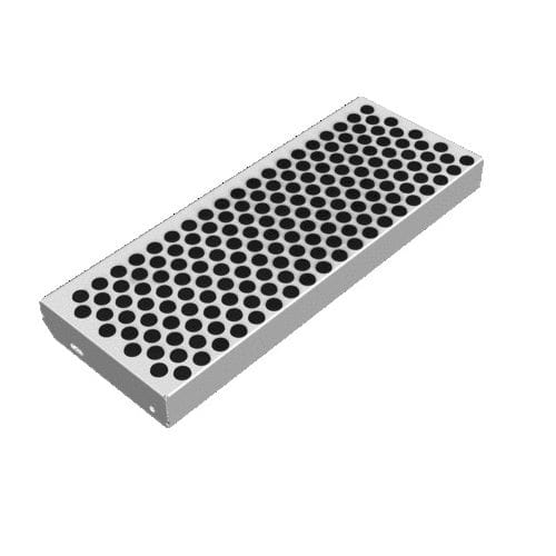 Grigliato in acciaio galvanizzato - RUBBER STUD - GRAEPEL - in gomma / per passerella / per gradini di scale