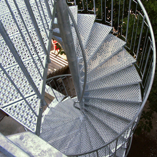 Scala con gradini in metallo - GRAEPEL - dritta / a L / a chiocciola