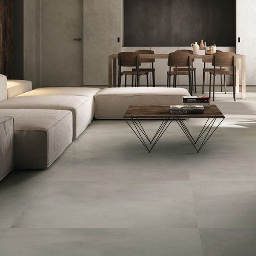 Piastrella in gres porcellanato - HQ.RESIN : CINDER RESIN - Fiandre - levigata / da interno / per pavimento