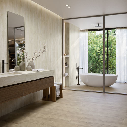 Piastrella in gres porcellanato - TRAVERTINO - GRESPANIA CERAMICA - finitura satinata / da interno / da esterno