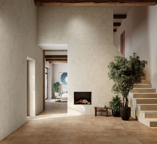 Piastrella in gres porcellanato - RIBERA - GRESPANIA CERAMICA - striata / finitura naturale / per interni
