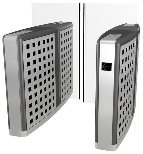 Varco rapido per controllo accesso - SPEEDSTILE FP  - GUNNEBO ENTRANCE CONTROL - di sicurezza / in vetro / in acciaio inossidabile