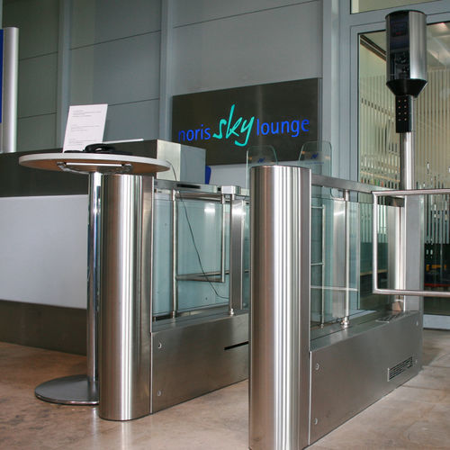 Varco rapido per controllo accesso - AFL - GUNNEBO ENTRANCE CONTROL - in vetro / di sicurezza / in alluminio