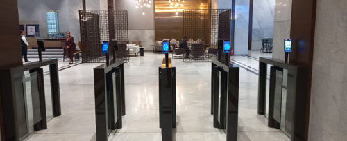 Varco rapido per controllo accesso - SPEEDSTILE FLS MAX - GUNNEBO ENTRANCE CONTROL - in vetro / di sicurezza