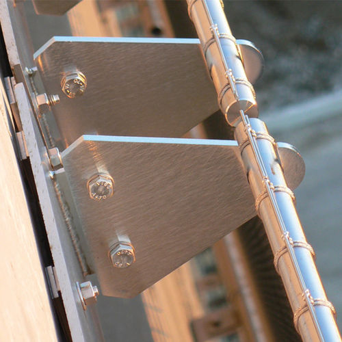 Sistema di fissaggio in metallo - TOP MOUNTING CABLE MESH - HAVER & BOECKER OHG - per rivestimento di facciata / per esterni / per interni