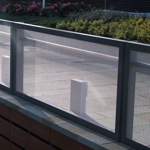 Ringhiera in metallo - EGLA-MONO 4631 - HAVER & BOECKER OHG - a sbarre / da esterno / per balcone