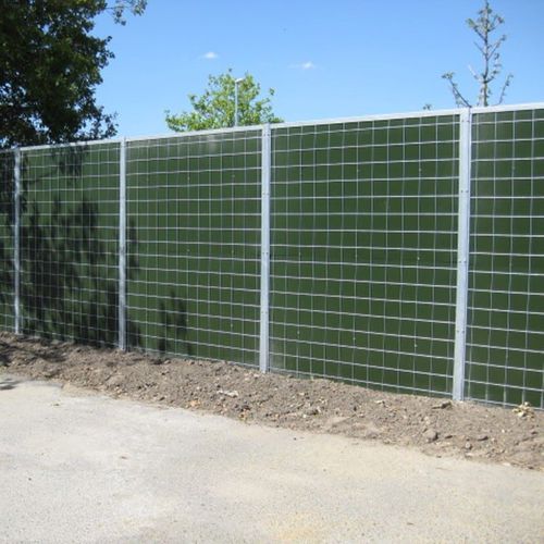 Barriera antirumore con pannelli modulari - HA - HERAS - in metallo / in HDPE / in lana minerale