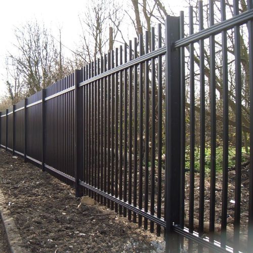 Recinzione a sbarre - TR400  - HERAS - da giardino / in acciaio galvanizzato / classica