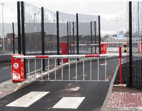 Barriera di controllo accessi - BROUGHTON 402 - HERAS - a sollevamento / in metallo / urbana