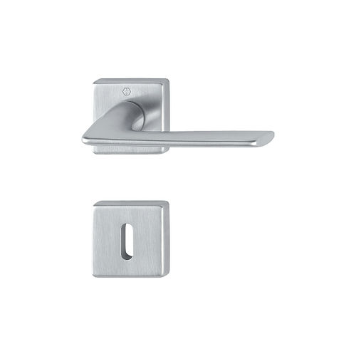 Maniglia per porta - HOUSTON - HOPPE - in ottone / contemporanea / con serratura integrata