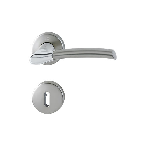 Maniglia per porta - BERGEN - HOPPE - in ottone / contemporanea / con serratura integrata